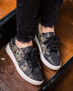 Going Places Camo Sneakers