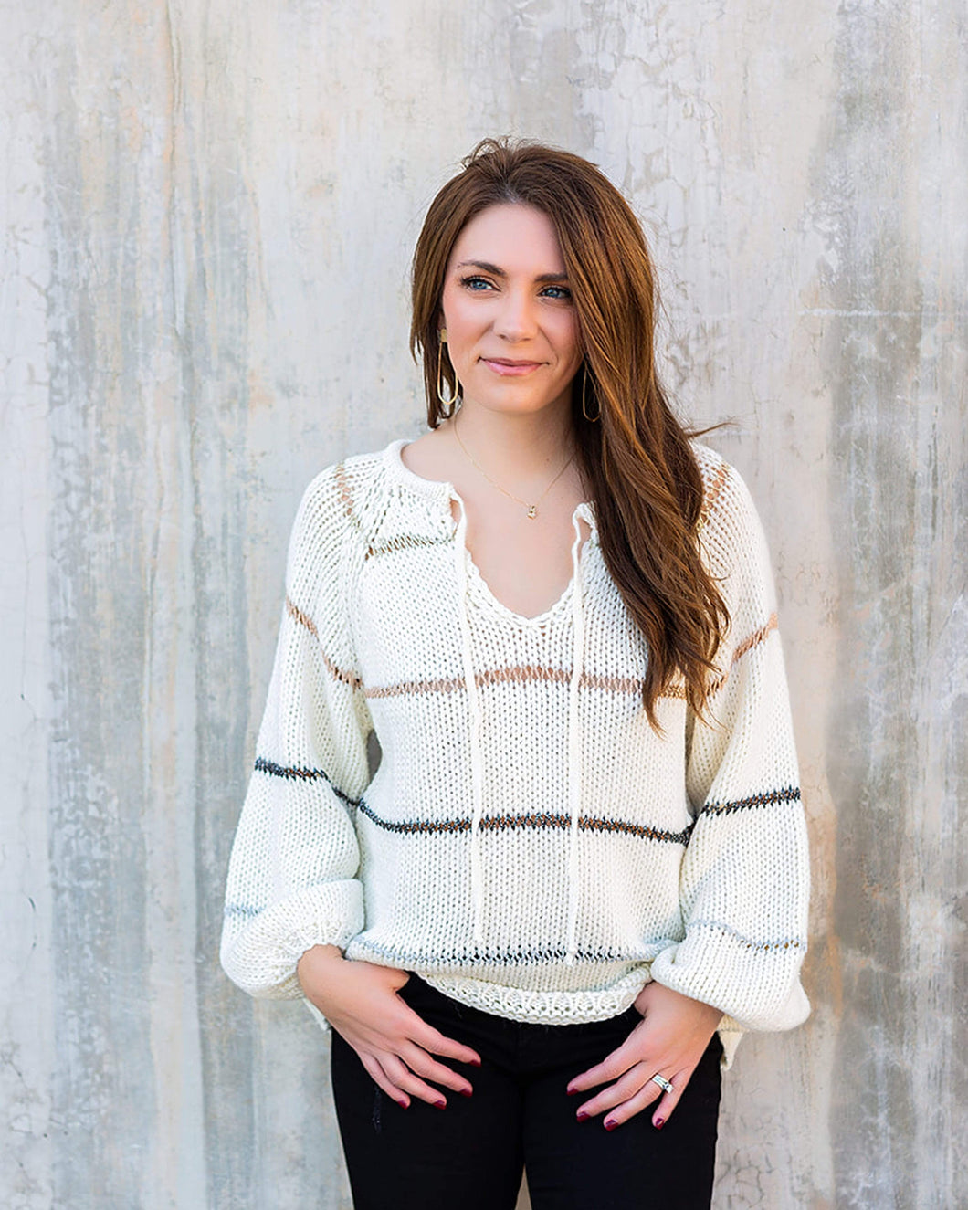 Metallic Mornings Sweater